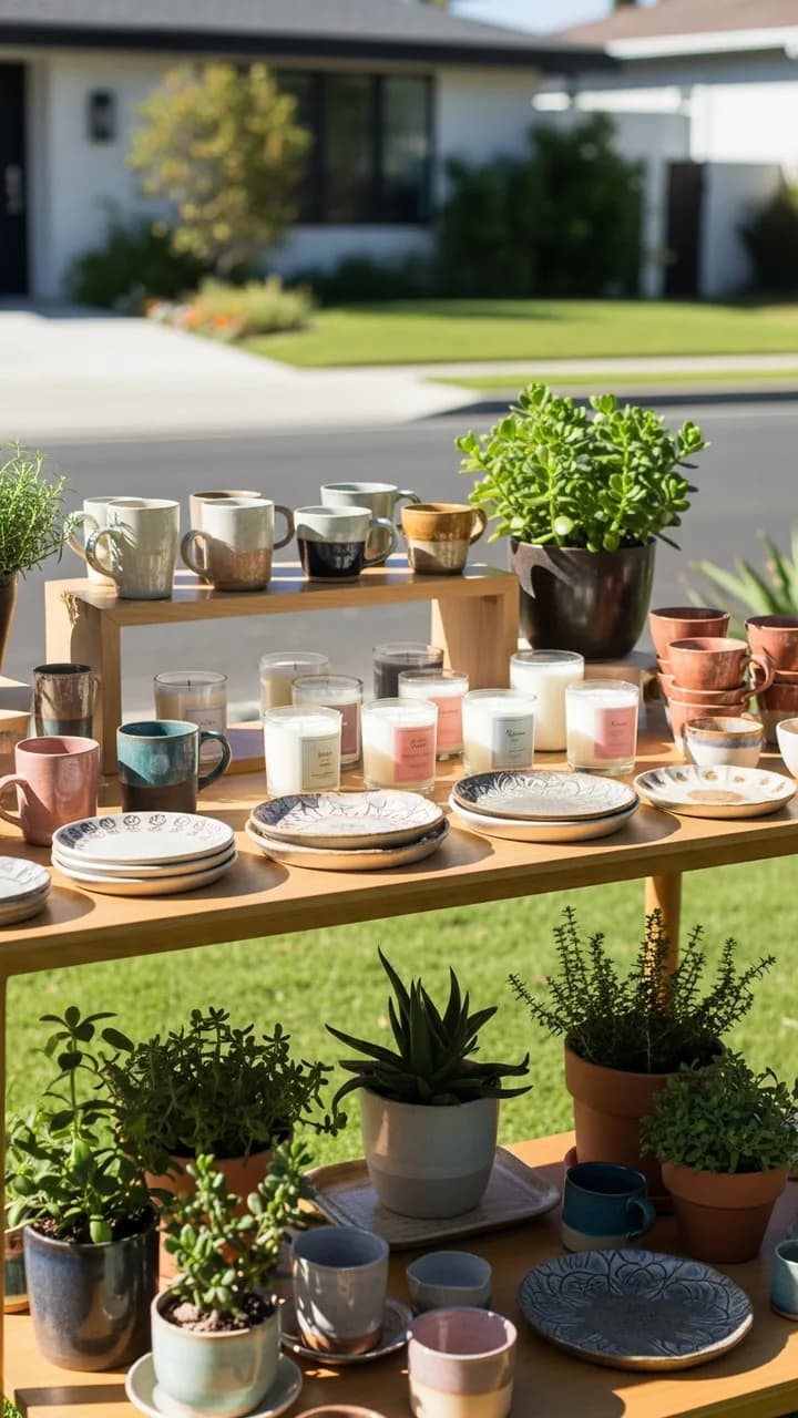 A neighbor's Sunday pop-up