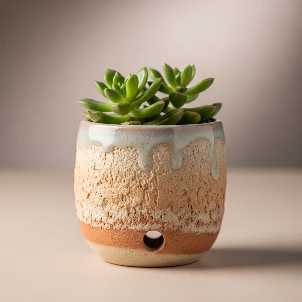 Small Ceramic Succulent Pot
